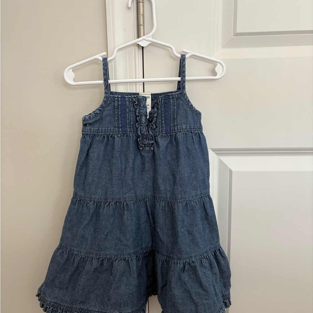 Denim Blue Kids Dress